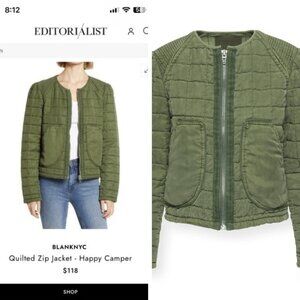 BlankNYC Happy Camper Quilted Jacket